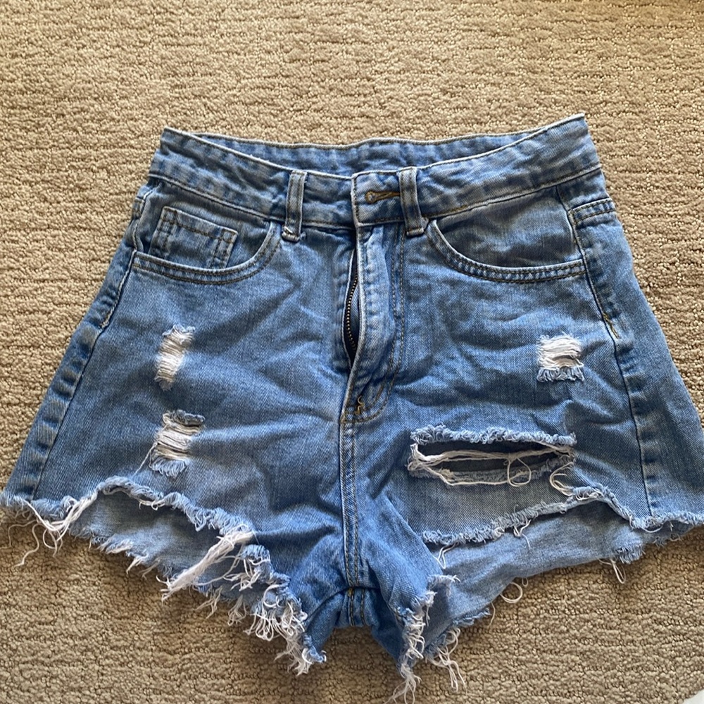 Shein Distressed Shorts
